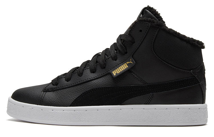 PUMA 1948 Mid Lfur Mid Top Fleece Lined Casual Skate Shoes Unisex Black