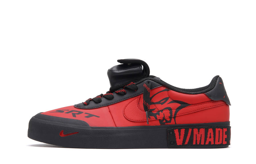 Nike Nike Court Shot Abrasion Resistant Abrasion Resistant Low top Skateboard Shoes Men's Red Black