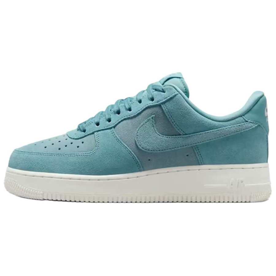Nike Nike Air Force 1 Slip Resistant Abrasion Resistant Low top Skateboard Shoes Women's Blue Green