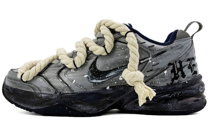 Nike Nike Air Monarch 4 Suixin, Hemp Rope Gothic Cushioning Abrasion Resistant Cushioning, Wear Resistant Low top