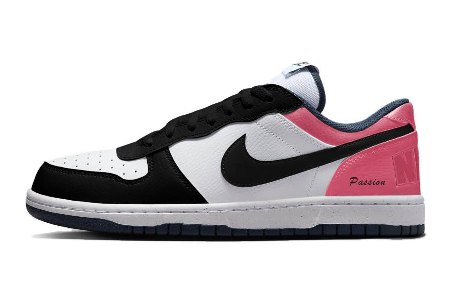 Nike Nike Big Black Pink Red Cushioning Abrasion Resistant Cushioning, Wear Resistant Low top Skateboard Shoes Unisex