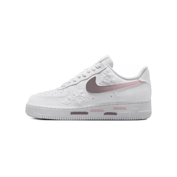 Nike Nike Air Force 1 Low Cherry Blossom Leather Slip Resistant Abrasion Resistant Low top Skateboard Shoes Women's