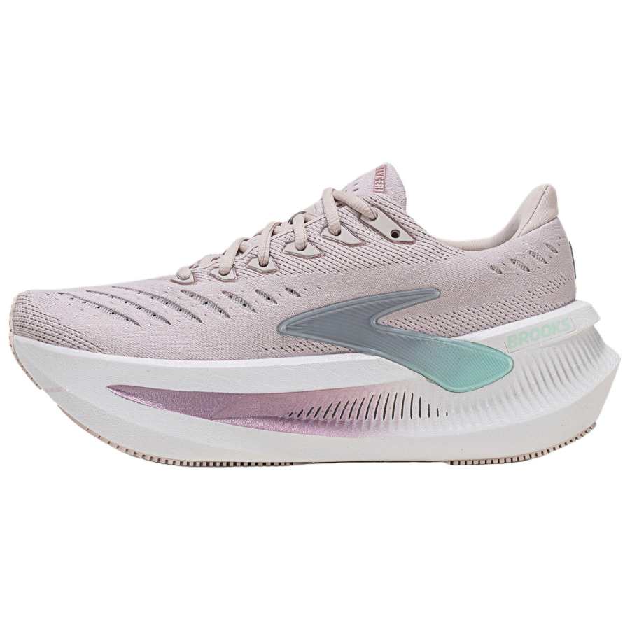 Brooks Glycerin Max 2 Cushioning Slip Resistant Abrasion Resistant Breathable Rebound Running Shoes Women's Pink