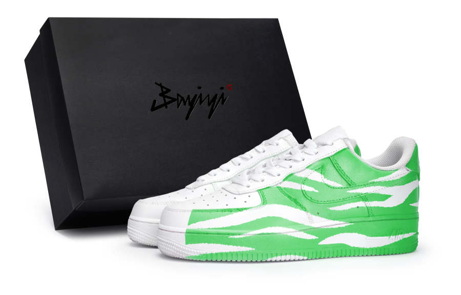 Nike Nike Air Force 1 Cloud Rush Green, Special Shoe Box Included Slip Resistant Abrasion Resistant Low top Skateboard Shoes