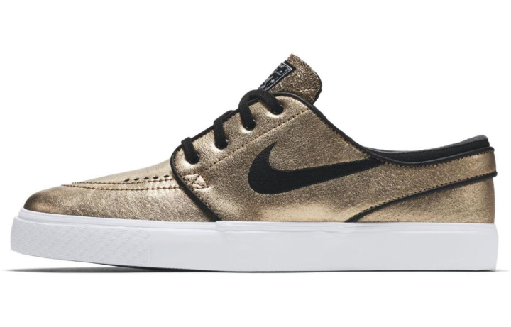 Nike Nike Sb Stefan Janoski Zoom Leather Metallic Gold