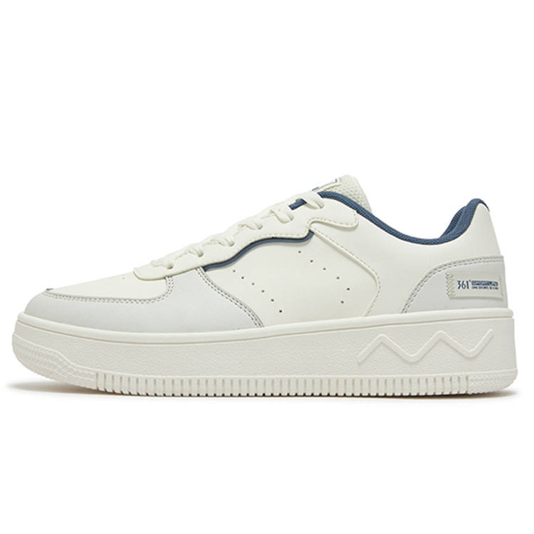 361° Air Force 1 Slip Resistant Abrasion Resistant Low top Skateboard Shoes Men's Feather White Nostalgic Blue