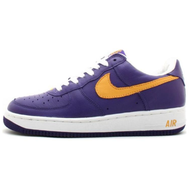 Nike Nike Air Force 1 Slip Resistant Abrasion Resistant Low top Skateboard Shoes Men's Purple