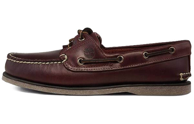 Timberland Top Grain Cow Leather Skateboard Shoes Men's Brown Wide Fit