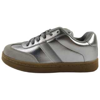 JINJIJIANG Abrasion Resistant Cushioning Low top Skateboard Shoes Unisex Silver