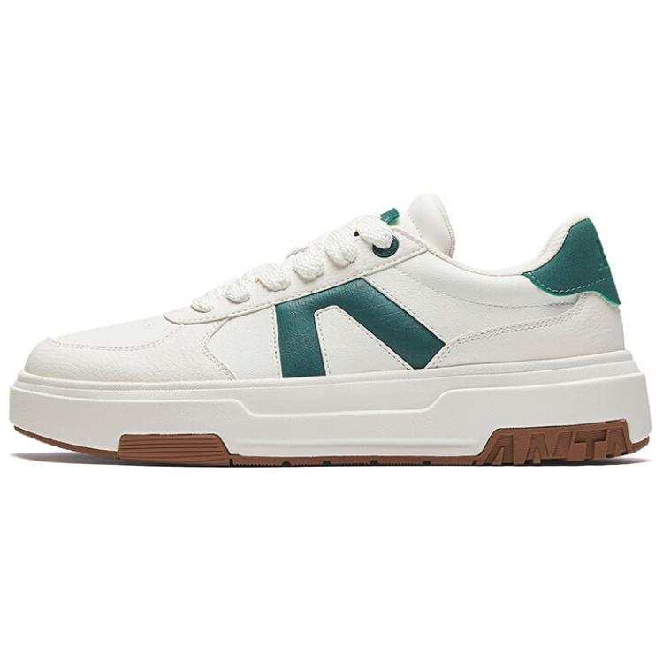 Anta A Dao Abrasion Resistant Slip Resistant Low top Skateboard Shoes Men's White Green