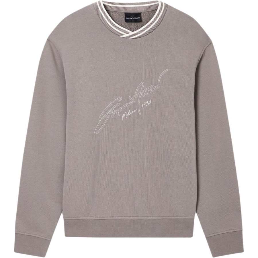 Emporio Armani signature V-neck sweatshirt