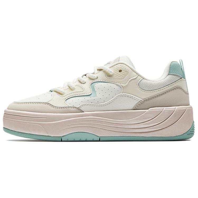 Anta Pg7 Slip Resistant Abrasion Resistant Low top Skateboard Shoes Women's White Beige