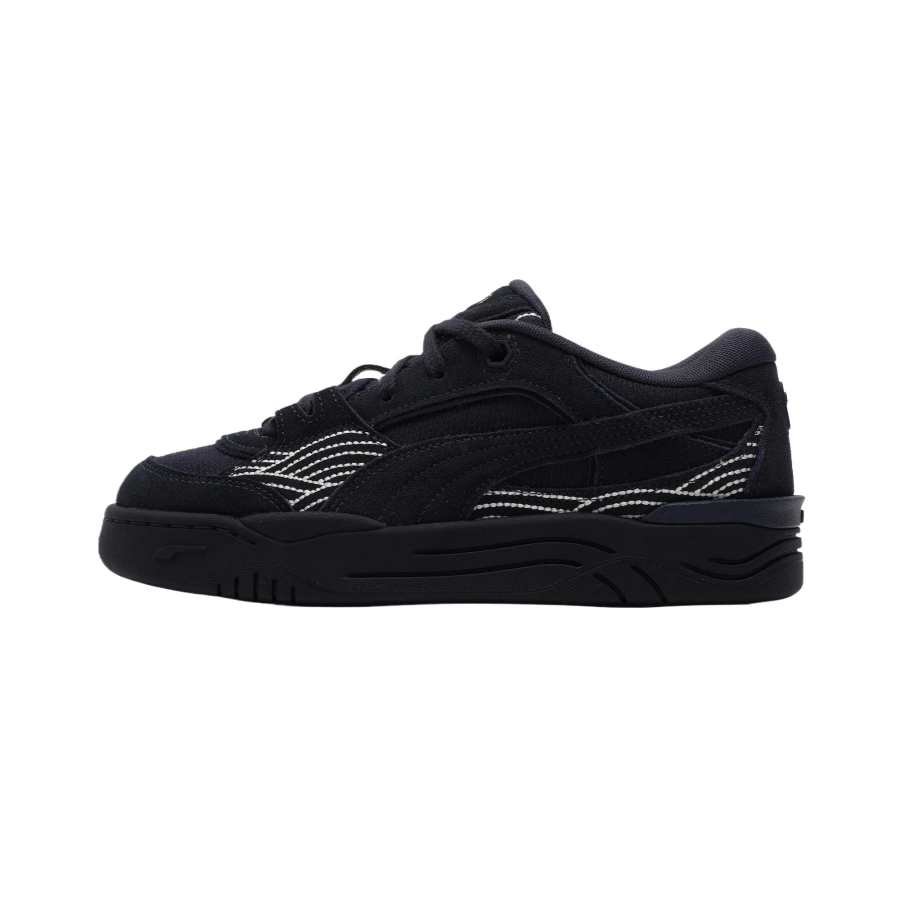 PUMA NAVY Cushioning, Wear Resistant Low top Skateboard Shoes Unisex Black