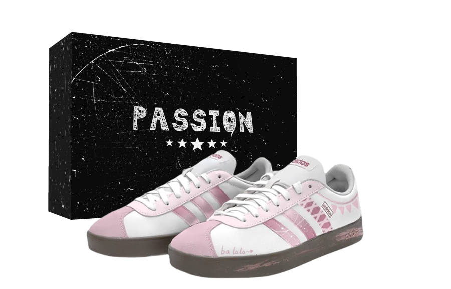 Adidas Adidas VL COURT 2.0 Little Witch Box Abrasion Resistant Slip Resistant Abrasion Resistant Slip Resistant Low top
