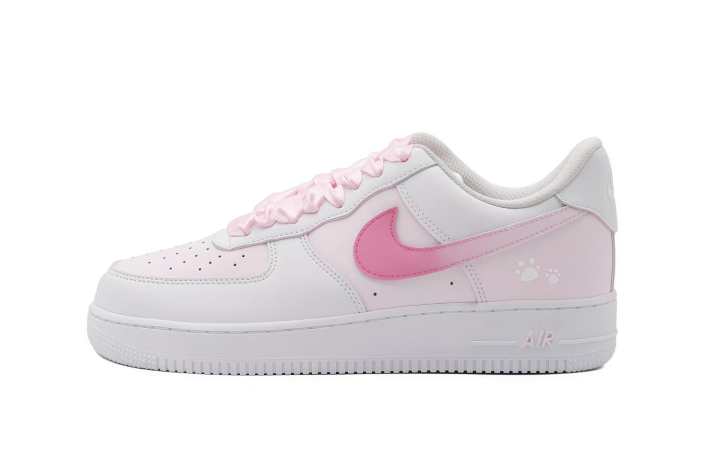 Nike Nike Air Force 1 Abrasion Resistant Low top Skateboard Shoes Women's Pink