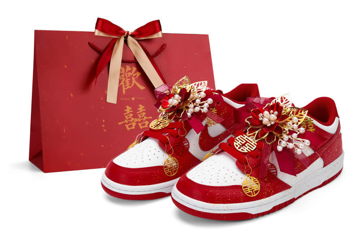 Nike Nike Dunk Cushioning, Wear Resistant Low top Skateboard Shoes Unisex Red