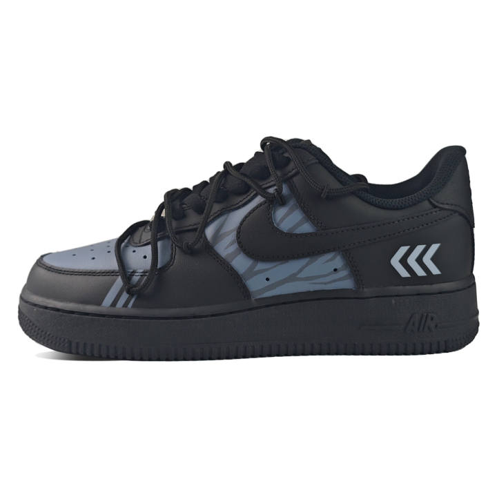 Nike Nike Air Force 1 Abrasion Resistant Abrasion Resistant Low top Skateboard Shoes Unisex Black