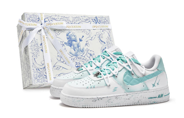 Nike Nike Air Force 1 Box, Spring Mint Quick Dry Abrasion Resistant Balance Quick Dry Abrasion Resistant Balance Low top