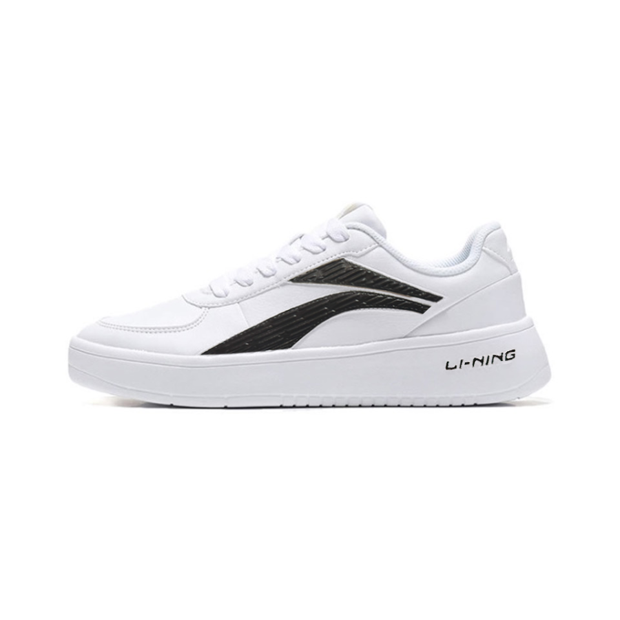Li-Ning Li Ning Slip Resistant, Abrasion Resistant, Breathable Low top Skateboard Shoes Men's White