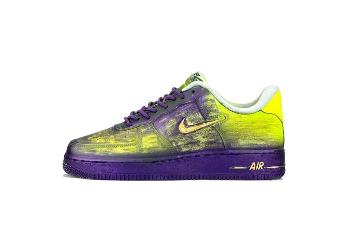 Nike Nike Air Force 1 Low top Skateboard Shoes Women's Metal Purple