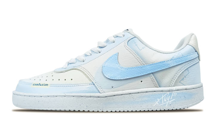 Nike Nike Court Vision Low Leather Slip Resistant Cushioning Slip Resistant Cushioning Low top Skateboard Shoes Unisex