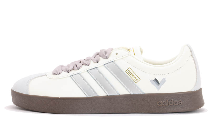 Adidas Adidas BARREDA Abrasion Resistant Abrasion Resistant Low top Skateboard Shoes Unisex Silver White