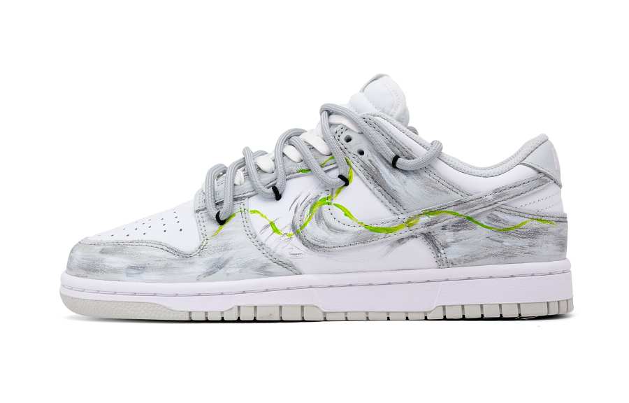 Nike Nike Dunk Yunshui Zen Heart Thermal Cushioning Abrasion Resistant Low top Skateboard Shoes Unisex White Gray