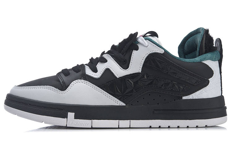 Li-Ning 1807 X Li Ning Wave PRO Skateboard Shoes Women's Low Top Black/White