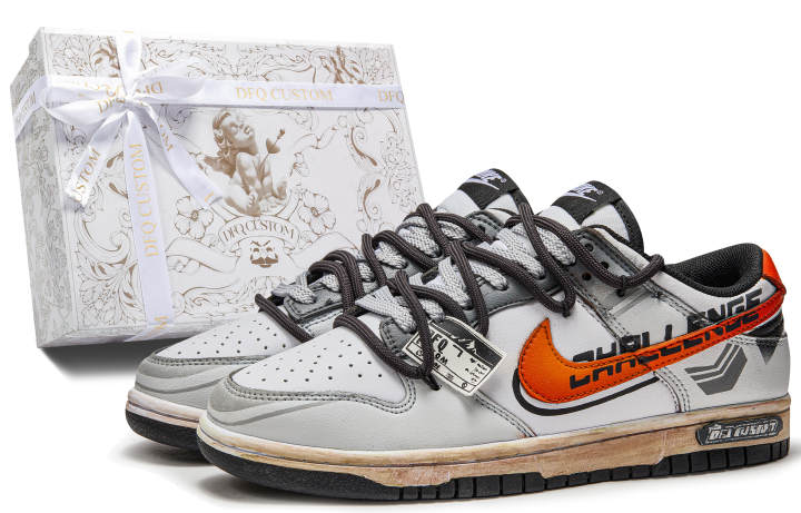 Nike Nike Dunk Box, Sunrise Cushioning Quick Dry Abrasion Resistant Balance Cushioning Quick Dry Abrasion Resistant Balance