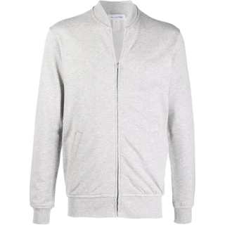 Cdg x Kaws logo-print zip-up jumper
