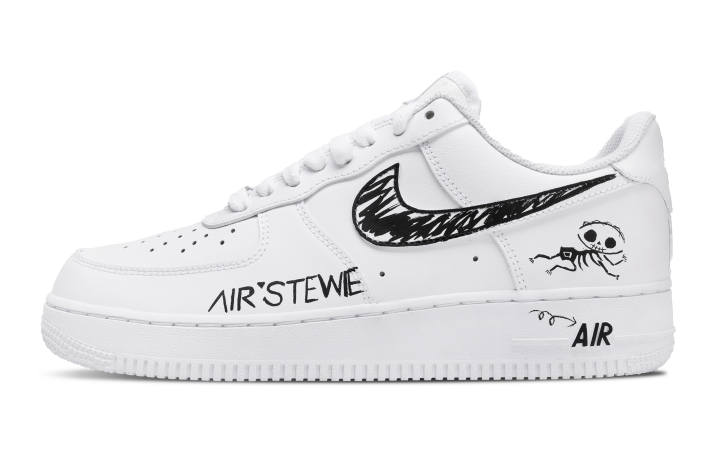 Nike Nike Air Force 1 Abrasion Resistant Low top Skateboard Shoes Men's White