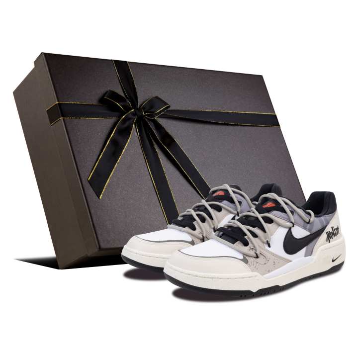Nike Nike Full Force Gray Mountain Mist Rain Abrasion Resistant Slip Resistant Low top Skateboard Shoes Men's Ecru