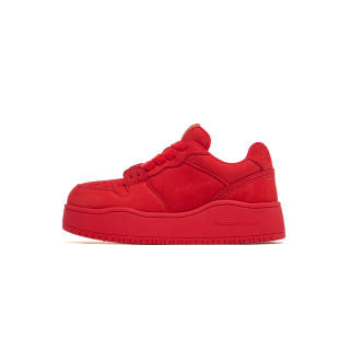 WANDER AROUND Cushioning Height Increasing Low top Skateboard Shoes Women's Red