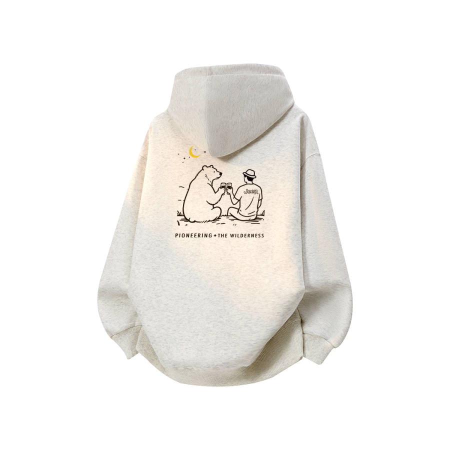 Jeep Sweatshirts Unisex Hooded Moderate Regular