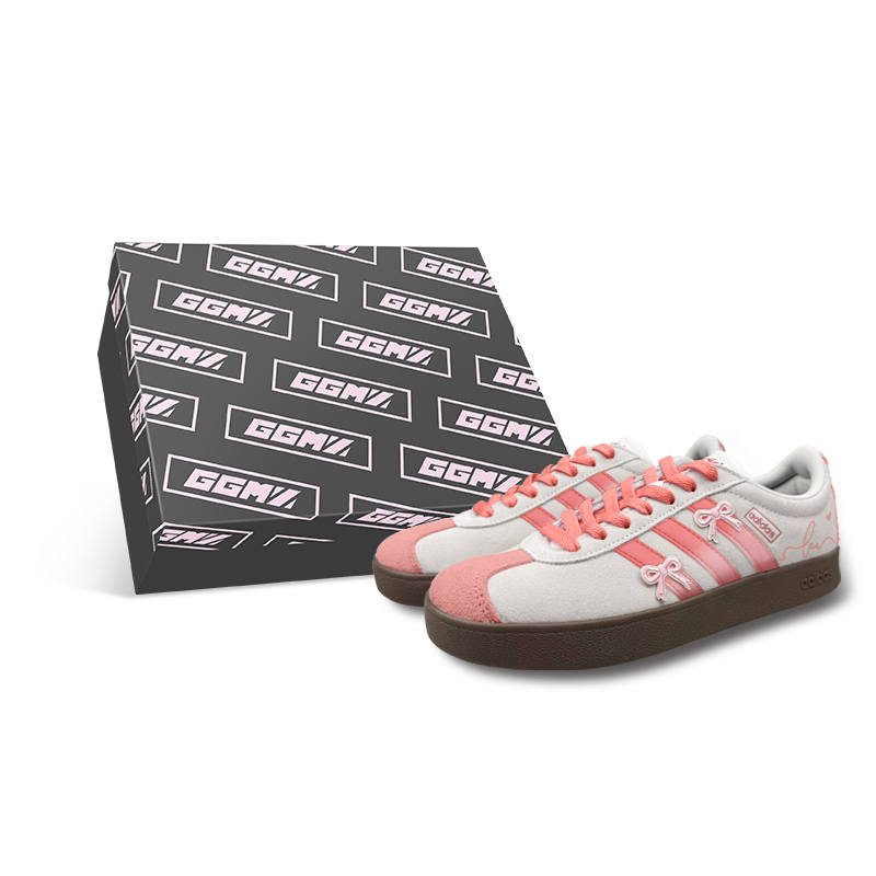 Adidas Adidas VL COURT 2.0 Leather Cushioning, Wear Resistant Low top Skateboard Shoes Unisex