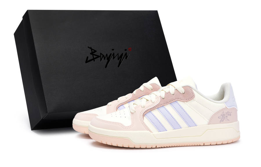 Adidas Neo Entrap 811 Manufacturing, Purple Bell Love, Special Shoe Box Slip Resistant Low top Skateboard Shoes Unisex