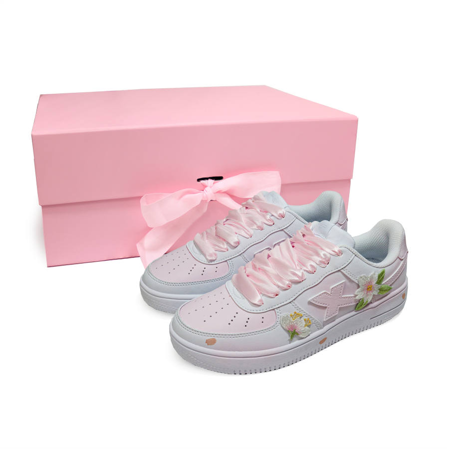 XTEP Air Force 1 Wear resistant And Lightweight Low top Skateboard Shoes Women's Pink