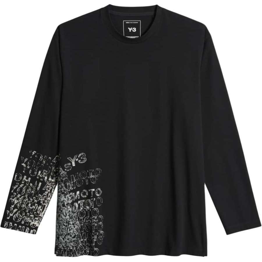 Y-3 graphic long-sleeved T-shirt