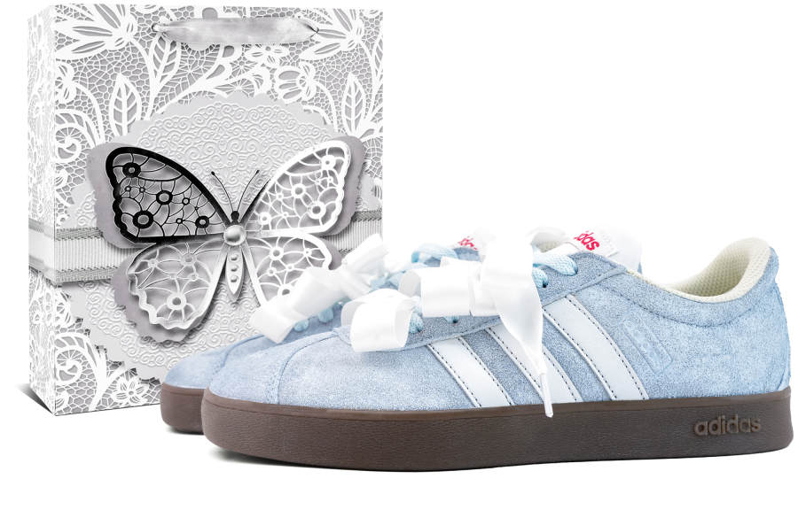 Adidas Adidas Lightweight Breathable Lightweight And Breathable Low top Skateboard Shoes Women's Blue