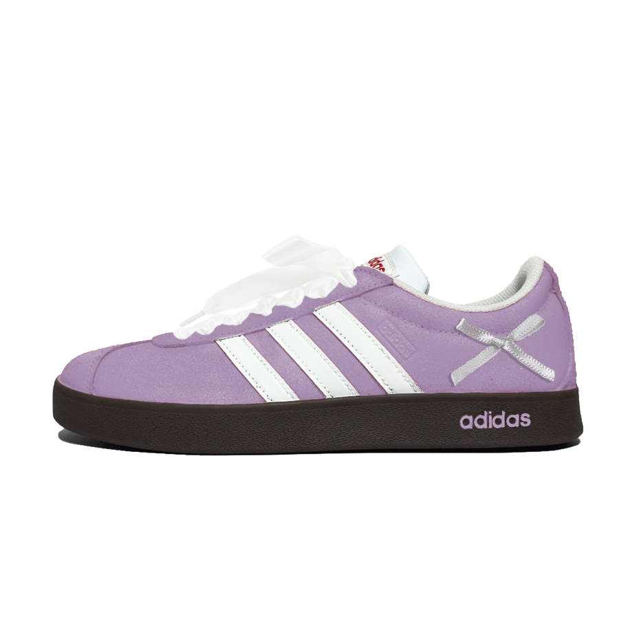 Adidas Neo VL Court Lifestyle Skateboard Shoes Unisex Low Top White Purple