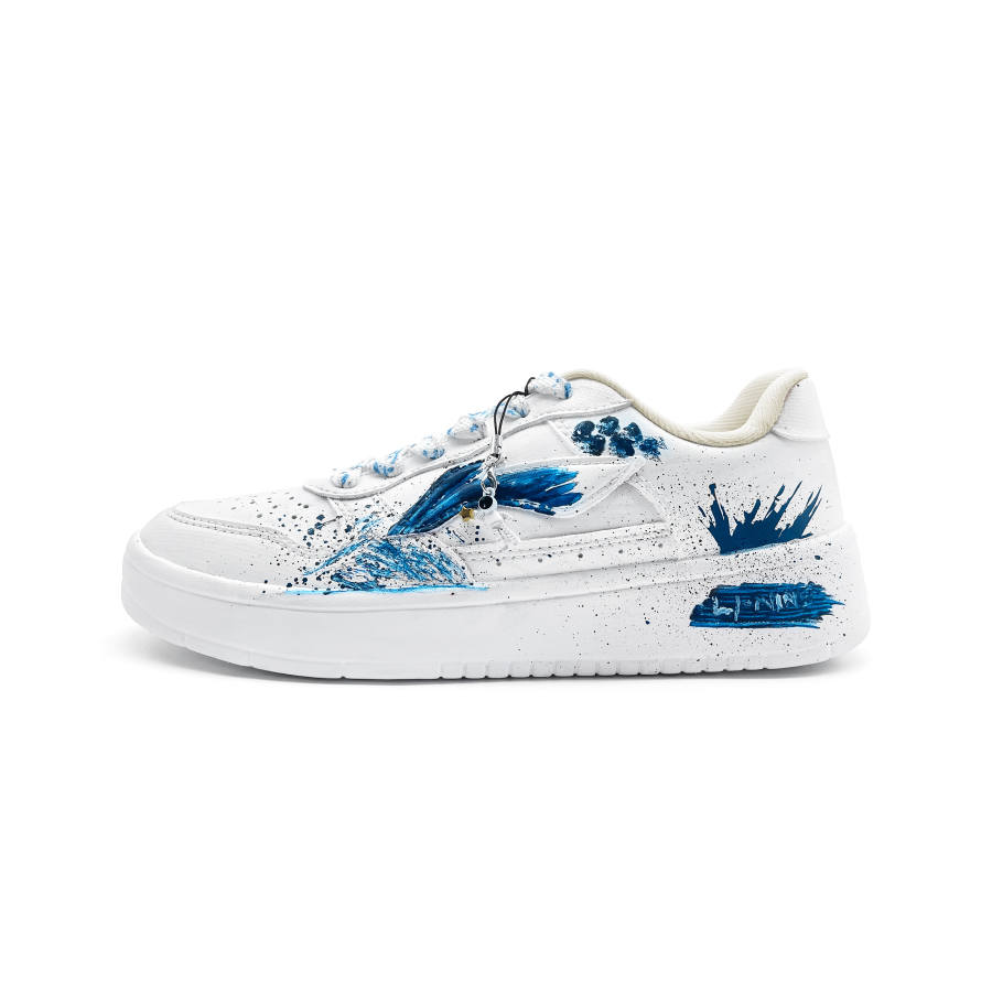 Li-Ning Li Ning Floating Boat Thermal Abrasion Resistant Low top Skateboard Shoes Unisex White