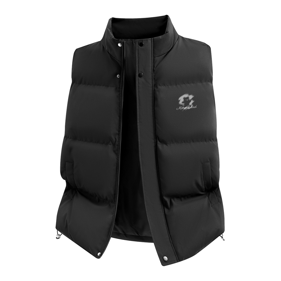 MIIOW Vests Unisex Stand Collar Thickened And Fleece Lined Workwear