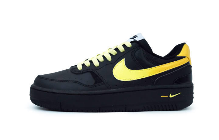 Nike Nike Gamma Force Slip Resistant Abrasion Resistant Low top Skateboard Shoes Women's Black Yellow