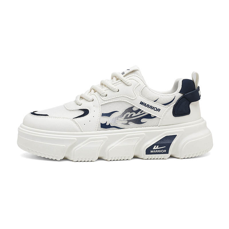 Warrior Height Increasing, Abrasion Resistant, Lightweight, And Breathable Low top Skateboard Shoes Men's
