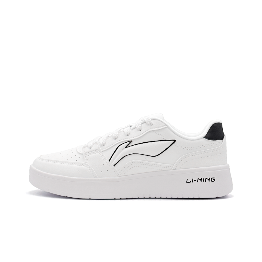 Li-Ning Li Ning Sycee Slip Resistant, Abrasion Resistant, Height Increasing Low top Skateboard Shoes Unisex White
