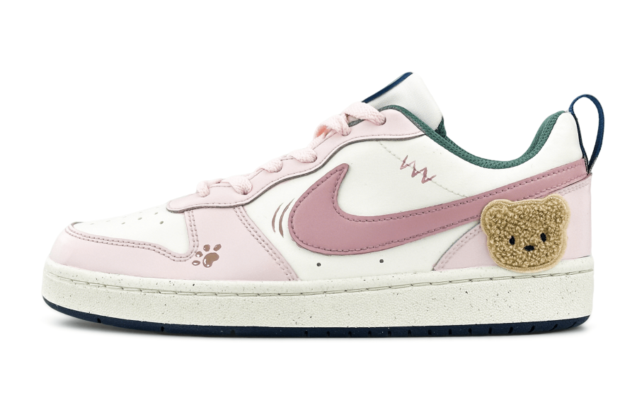 Nike Nike Court Borough Cushioning Abrasion Resistant Lightweight Low top Skateboard Shoes Women's Pink