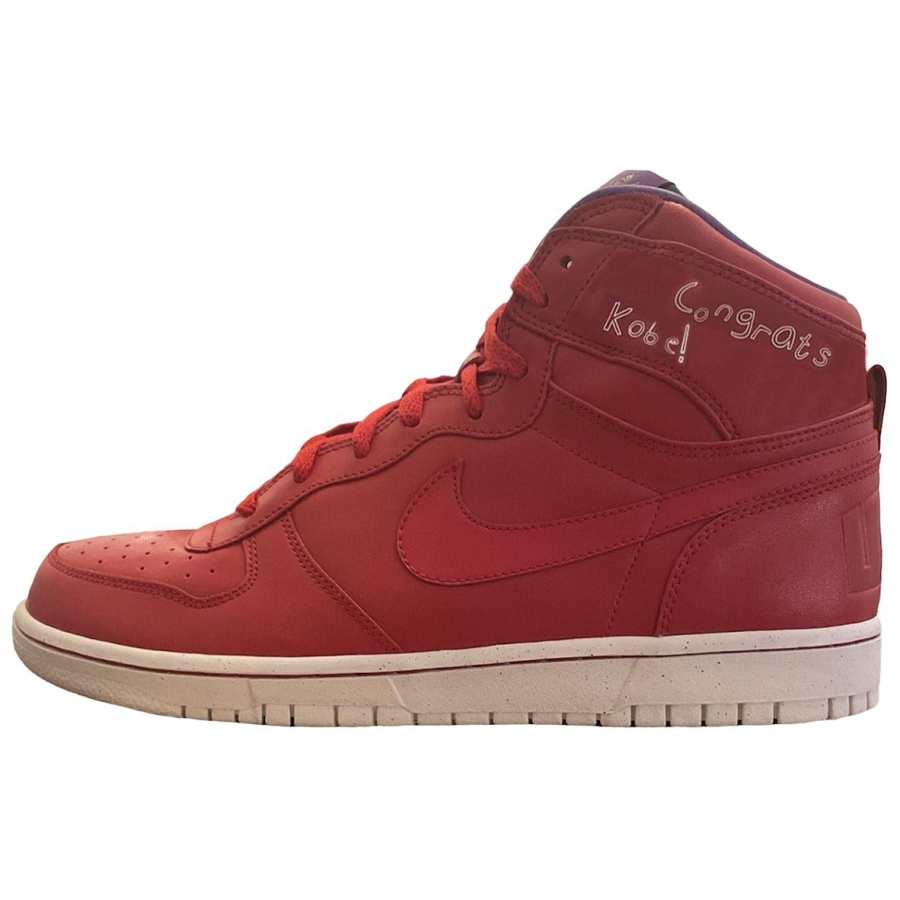 Nike Nike Slip Resistant Abrasion Resistant Slip Resistant Abrasion Resistant High top Skateboard Shoes Men's Red