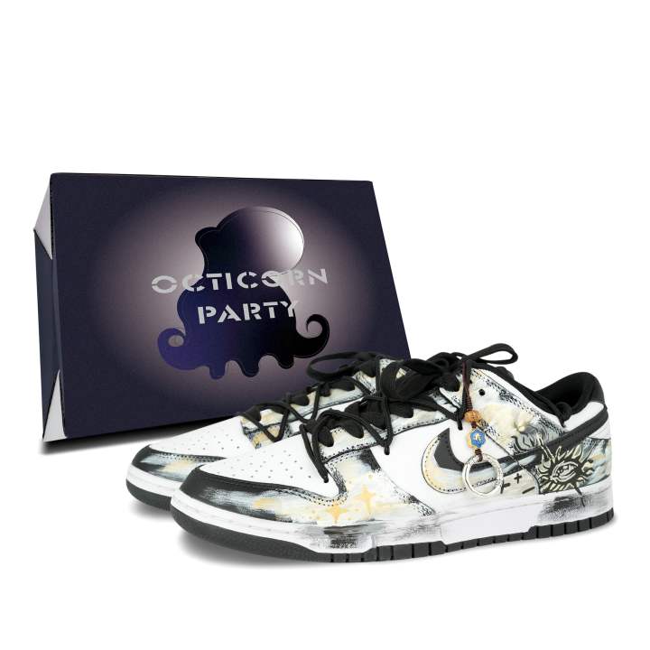 Nike Nike Dunk Octopus Party, Gilded, Box Included Abrasion Resistant Abrasion Resistant Low top Skateboard Shoes Unisex