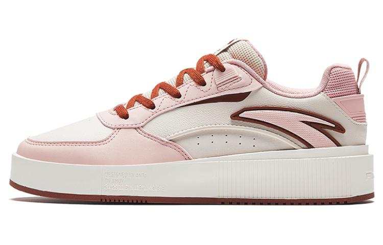Anta Milk Cap 2 Impact Resistance Impact Resistance Low top Skateboard Shoes Women's White Pink