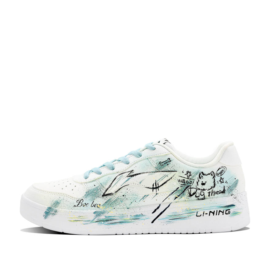 Li-Ning Li Ning Floating Boat Slip Resistant Abrasion Resistant Balance Low top Skateboard Shoes Men's Uniform Blue
